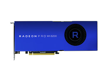 AMD Radeon? Pro WX 8200 8GB 專業(yè)級(jí)顯卡