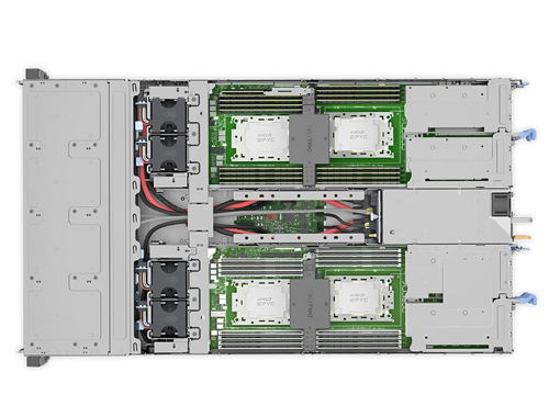 Dell EMC PowerEdge C6525 機架式服務器，2U高密度服務器