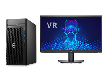 戴爾Precision T3660 VR電腦臺式機（酷睿 i5-12600, 3.3GHz, 6核丨32GB DDR5 內存丨256GB固態+1TB SATA硬盤丨AMD WX3200, 4GB顯卡丨23.8寸顯示器）