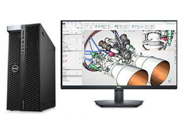 戴爾P5820X工作站 CAD/CAM/CAE工業(yè)設(shè)計(jì)電腦（酷睿 i9-10920X, 12核24線程丨128GB DDR4 內(nèi)存丨1TB 固態(tài)+4TB 機(jī)械硬盤丨RTX A4000, 16GB顯卡丨27寸顯示器）