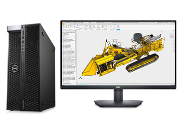 CAD/SW/UG/CATIA 機(jī)械制圖電腦工作站（英特爾至強(qiáng) W-2265, 3.5GHz, 12核丨128GB DDR4內(nèi)存丨512GB 固態(tài)+8TB 機(jī)械硬盤丨RTX A4000 16GB 顯卡丨27英寸顯示器）