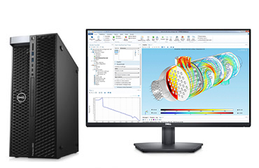 戴爾T5820工作站  COMSOL多物理場仿真電腦（英特爾至強 W-2275, 3.3GHz, 14核丨128GB DDR4 內存丨1TB M.2固態硬盤丨NVIDIA T1000 8GB顯卡丨戴爾27英寸 顯示器）