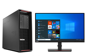 聯想ThinkStation P720 塔式工作站（英特爾至強銀牌 4208, 8核丨32GB DDR4 內存丨512GB 固態+2TB 機械硬盤丨NVIDIA T600 4GB顯卡丨23.8英寸顯示器）