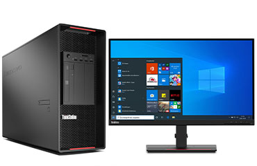 聯想ThinkStation P920 工作站（英特爾至強金牌 5218, 16核丨64GB DDR4 內存丨1TB PCIe 固態硬盤丨NVIDIA T1000 8GB顯卡丨23.8英寸 2K顯示器）