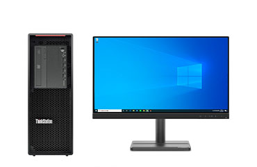 聯想ThinkStation P520 工作站（英特爾至強 W-2223, 4核丨16GB DDR4 內存丨256GB 固態+1TB SATA 機械硬盤丨Quadro P400 2GB顯卡丨21.5英寸）