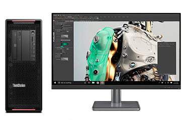 三維建模設(shè)計師電腦 聯(lián)想P720工作站（2顆*至強(qiáng)銀牌 4215R, 8核丨256GB DDR4 內(nèi)存丨1TB 固態(tài)+4TB 機(jī)械硬盤丨NVIDIA RTX 4000 8GB顯卡丨聯(lián)想31.5英寸顯示器）