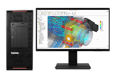 高性能仿真計算機 聯(lián)想P920工作站（2顆*至強金牌 6250, 3.9GHz, 8核丨384GB DDR4內(nèi)存丨2TB 固態(tài)+4TB 機械硬盤丨Quadro RTX6000 24GB顯卡丨27寸顯示器）