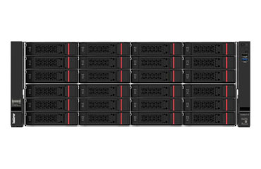 聯想ThinkServer DN8848 V2 存儲服務器（2顆*英特爾至強金牌 5318Y, 2.1G, 24C丨256GB DDR4 內存丨2塊*960GB 固態+24塊*8TB 7.2K SATA 硬盤丨三年保修）