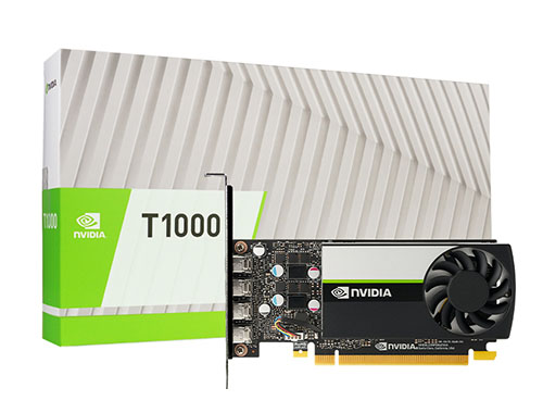 英偉達NVIDIA T1000 8GB 3D渲染/視頻編輯/機械設計專業級顯卡 