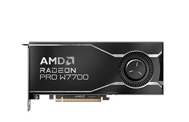 AMD Radeon PRO W7700 影視后期制作 實時渲染GPU (16GB GDDR6顯存丨RDNA3.0架構丨流處理器3072丨4個DP2.1端口丨支持12K視頻輸出丨190W功耗)