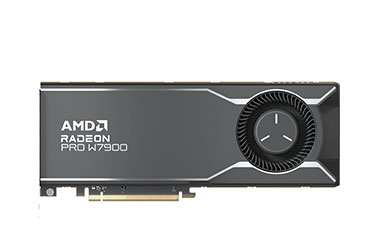 AMD Radeon PRO W7900 高性能計(jì)算 AI大模型訓(xùn)練GPU (48GB顯存丨RDNA3架構(gòu)丨流處理器6144丨半精度性能122.64TF丨支持12K分辨率丨295W功耗)