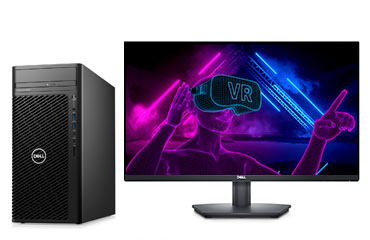 戴爾Precision T3660  VR/AR虛擬仿真教學工作站（英特爾酷睿 i7-13700, 16核丨64GB DDR5 內存丨1TB 固態+2TB 機械硬盤丨AMD 8GB 專業顯卡丨27寸顯示器丨三年保修）