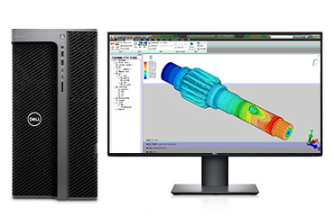戴爾（DELL）T7960  GPU加速仿真計算工作站（英特爾至強 W9-3475X，36核丨256GB，DDR5  內存丨2塊*4TB 固態+2塊*8TB 機械硬盤丨RTX A5500，24GB 顯卡丨27英寸顯示器）