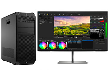  HP Z6 G5 特效師電腦工作站（英特爾至強(qiáng)  W7-3465X，28核丨192GB DDR5 ECC 內(nèi)存丨2TB 固態(tài)硬盤 +12TB SATA 機(jī)械硬盤丨RTX 4080, 16GB 顯卡丨27寸 4K顯示器）