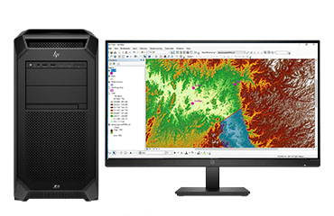 惠普 HP Z8 G5 ArcGIS圖形工作站（英特爾至強 Gold 5418Y，24核丨64GB DDR5 ECC 內存丨1TB M.2 固態+4TB 機械硬盤丨NVIDIA T1000，8GB 顯卡丨27寸顯示器）
