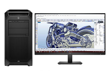 三維建模設(shè)計(jì)師電腦 HP Z8 G5 臺(tái)式工作站（2顆*英特爾至強(qiáng)金牌 5420+，28核丨192GB DDR5 ECC 內(nèi)存丨2TB 固態(tài)+2塊*8TB 機(jī)械硬盤丨RTX A4500，20GB 顯卡丨27寸顯示器）