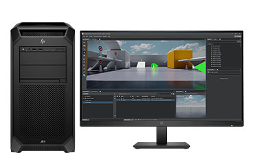 惠普HP Z8 G5 vray渲染電腦工作站（英特爾至強金牌 6434，3.7GHz，8核丨64GB DDR5 ECC 內存丨1TB 固態+4TB 7.2K 機械硬盤丨RTX A2000, 12GB 顯卡丨27寸顯示器）