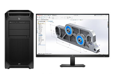 惠普 Z8 G5 三維建模設計師電腦工作站（英特爾至強金牌 6444Y，3.6GHz，16核丨64GB DDR5  ECC 內存丨1TB 固態+4TB 7.2K 機械硬盤丨RTX A4000，16GB顯卡丨27寸顯示器）