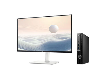 Dell OptiPlex 7010 MFF電腦（英特爾酷睿 i3-13100T，4核，2.50GHz丨16GB，DDR4 內存丨1TB PCIe 固態硬盤丨英特爾 UHD 顯卡 730丨23.8寸顯示器丨Win 11)