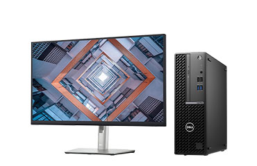 DELL OptiPlex 7010 sff 辦公主機（英特爾酷睿 i3-13100，4核，3.4GHz丨16GB，DDR4 內存丨256GB PCle NVMe 固態硬盤丨集成顯卡丨27寸顯示器丨Windows 11）