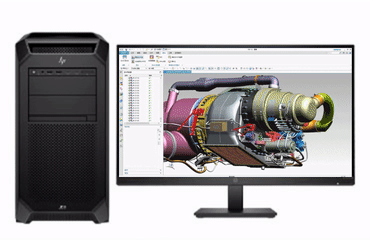 HP Z8 Fury G5 臺(tái)式工作站（英特爾至強(qiáng) W9-3495X，56核丨512GB DDR5 ECC 內(nèi)存丨2塊*4TB 固態(tài)+4塊*12TB 機(jī)械硬盤(pán)丨2張*RTX A6000，48GB 專(zhuān)業(yè)顯卡丨27寸顯示器）
