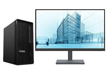 聯想ThinkStation P2 三維建筑設計 (AEC)工作站（英特爾酷睿 i7-14700K，20核丨64GB DDR5 內存丨1TB 固態+8TB 機械硬盤丨RTX A2000, 12GB 顯卡丨27寸顯示器）