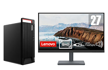 Lenovo ThinkCentre M960t 電腦（英特爾酷睿i9-14900，24核丨64GB DDR5 內(nèi)存丨1TB M.2 固態(tài)+2TB 3.5寸 SATA 硬盤丨RTXA4000-16G 顯卡丨27寸顯示器）