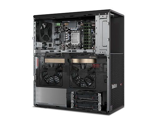 聯(lián)想ThinkStation P3 圖形設(shè)計(jì)電腦工作站（英特爾酷睿 i5-13500，14核，24MB緩存丨64GB DDR5 內(nèi)存丨512GB M.2 固態(tài)+4TB 機(jī)械硬盤丨NVIDIA T1000，8GB 顯卡）